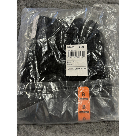 The Children's Place Boys Jeans Size 8 Bootcut Black Denim - Picture 6 of 8